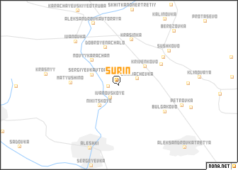 map of Surin