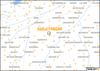 map of Surjītnagar