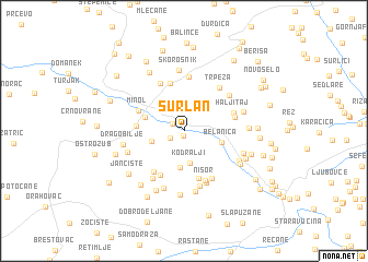 map of Šurlan