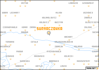 map of Surmaczówka
