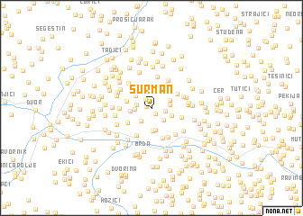 map of Šurman