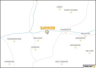 map of Surmino