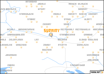 map of Surminy