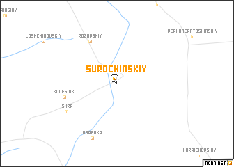 map of Surochinskiy