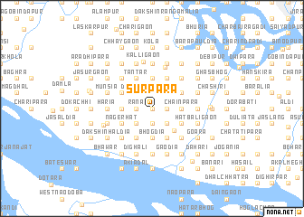 map of Surpāra