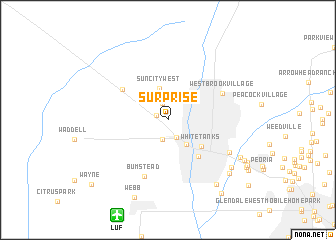 map of Surprise