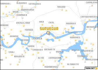map of Suruégua