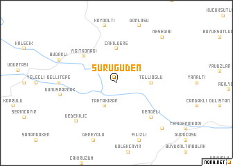 map of Sürügüden