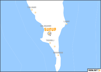 map of Surup