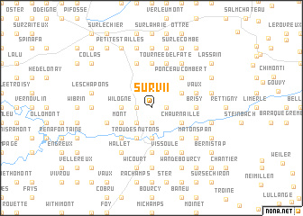 map of Sur Vii