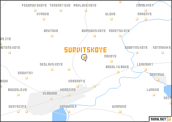 map of Survitskoye