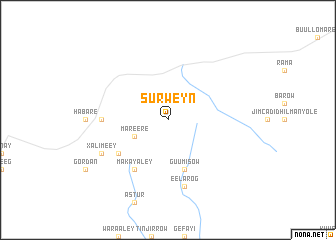 map of Surweyn