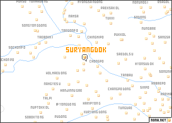 map of Suryangdŏk
