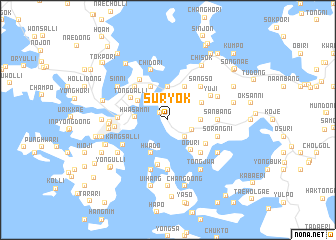 map of Suryŏk