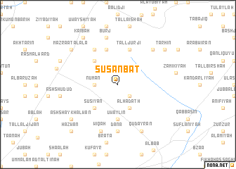 map of Sūsanbāt