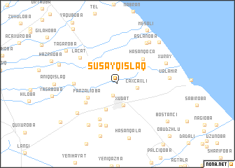 map of Susayqışlaq