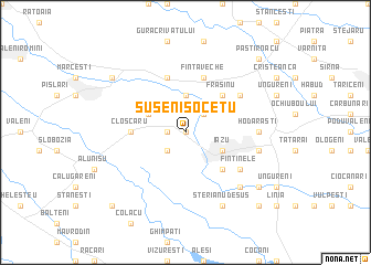 map of Suseni-Socetu