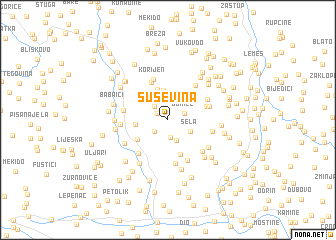 map of Šuševina