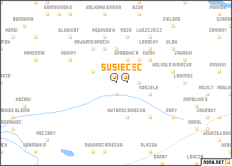 map of Susiec