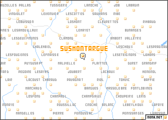 map of Sus Montargue