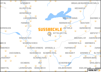 map of Süßbächle
