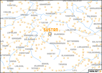 map of Sūstān