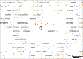 map of Sustrumermoor