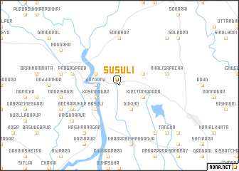 map of Susuli