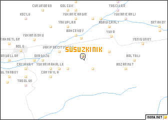 map of Susuzkınık