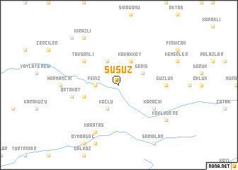 map of Susuz