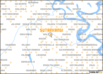 map of Sutārkāndi