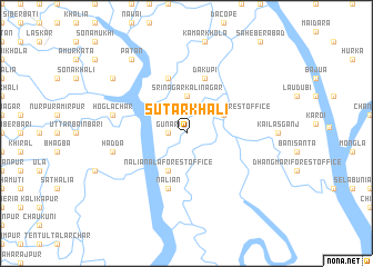 map of Sutārkhāli
