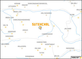 map of Sūteh Chāl