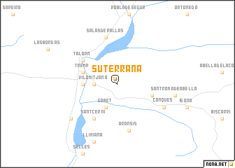 map of Suterraña