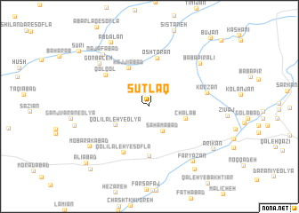 map of Sūtlaq