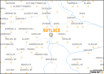 map of Sütlüce