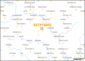 map of Sutmyaung
