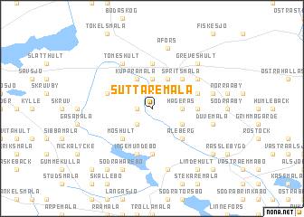 map of Suttaremåla