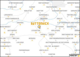 map of Sutton Wick