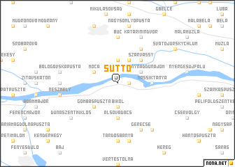 map of Süttő