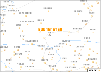 map of Suuremetsa