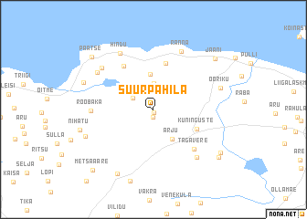 map of Suur-Pahila