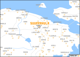 map of Suur-Rahula