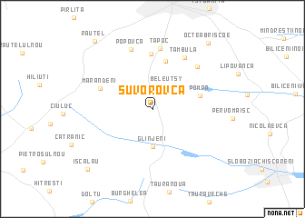map of Suvorovca