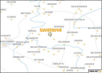 map of Suvorovka