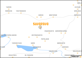 map of Suvorovo