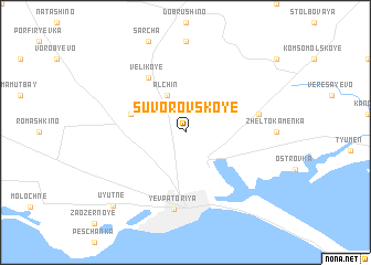 map of Suvorovskoye
