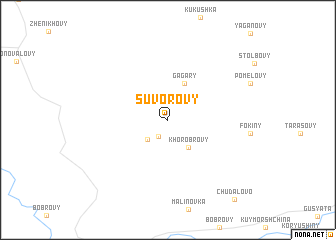 map of Suvorovy