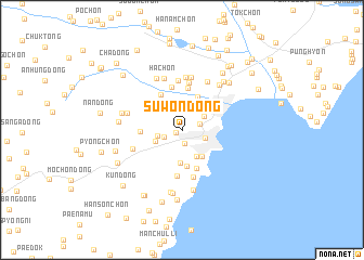 map of Suwŏn-dong