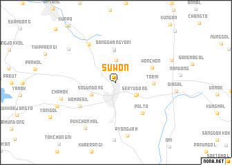 map of Suwŏn